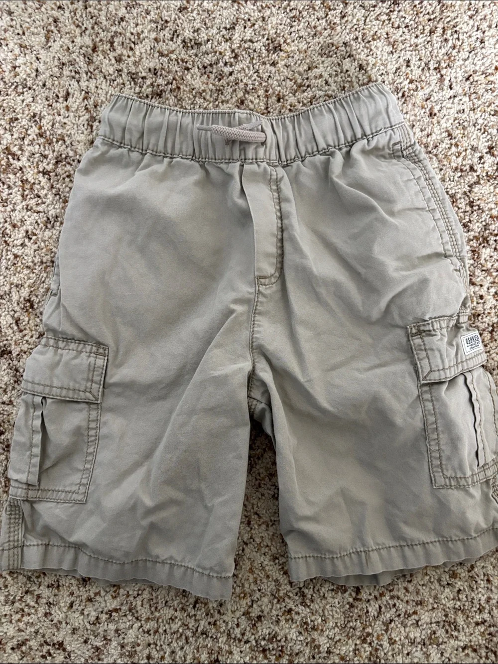OshKosh B'gosh Boys' Khaki/Tan Cargo Shorts